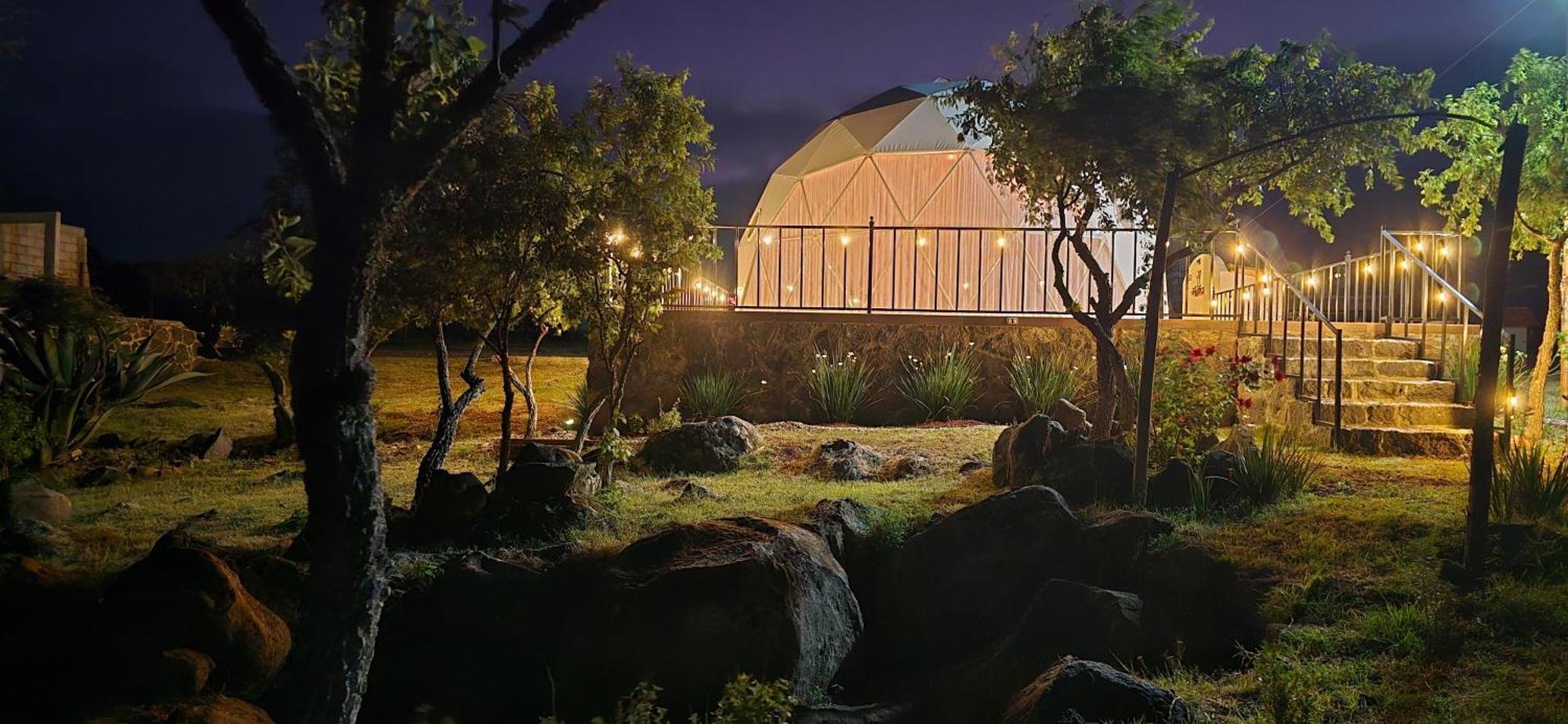 El Gato Glamping Con Vista Al Valle Huasca de Ocampo Exterior photo